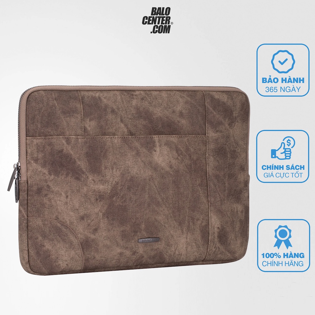 Túi Chống Sốc Laptop RIVACASE 8904 Chuyên Dụng Dòng Máy 14inch - Chất liệu da PU chống thấm, phối màu sang trọng