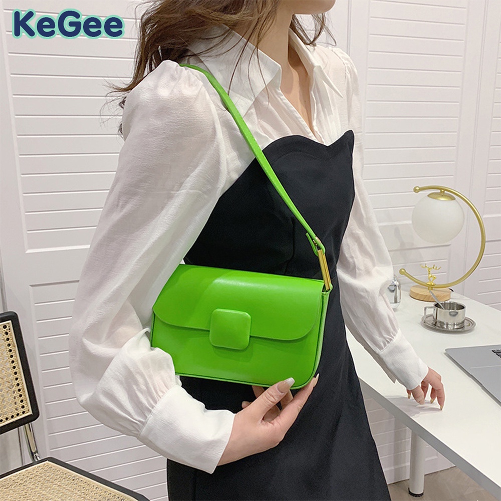 Túi Đeo Chéo Vai Bằng Da PU Phong Cách Hàn Quốc Dành Cho Nữ