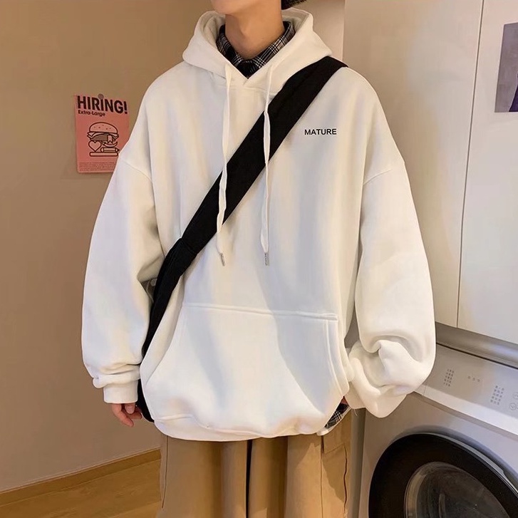Áo hoodie thời trang Hàn Quốc cho nam size M-5XL