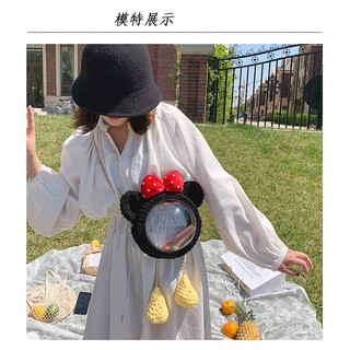 [ HOT TIKTOK ] Túi đan len hình Mickey siêu đáng yêu