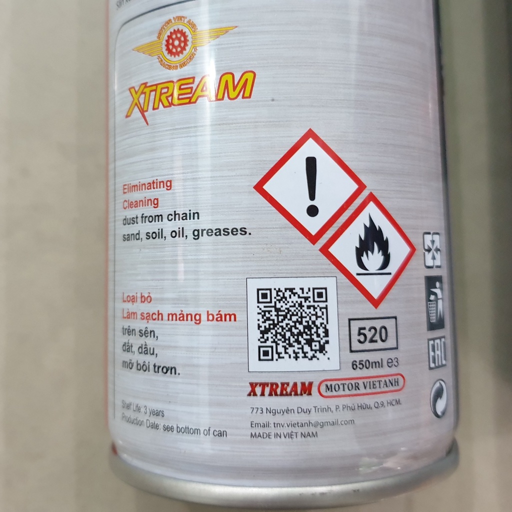 Combo Rửa sên - Dưỡng sên X-150 Xtream + Bàn Chải