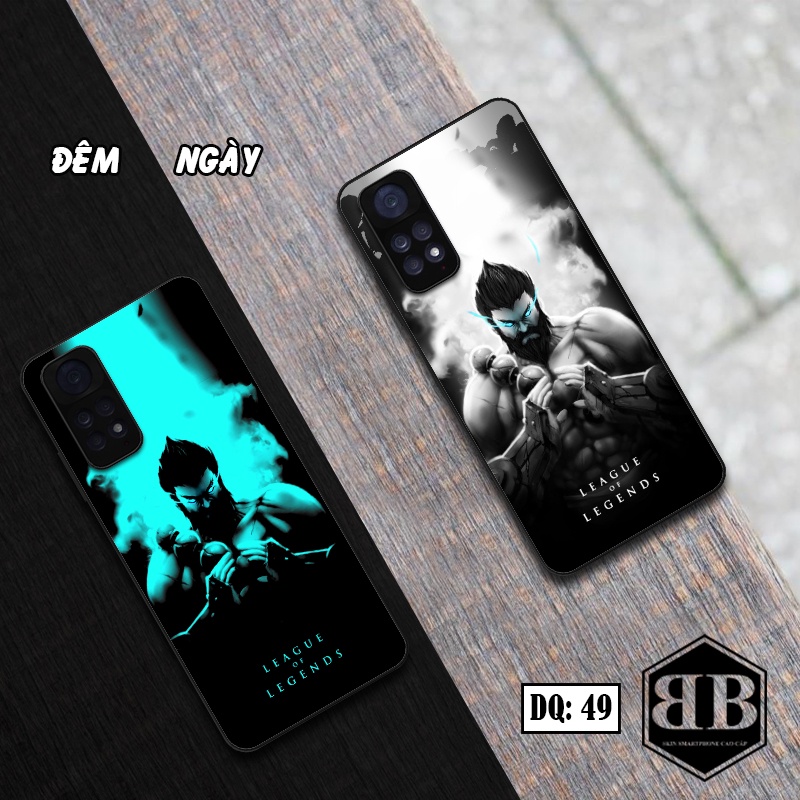 Ốp lưng kính Dạ Quang Xiaomi Redmi Note 11 4G / Redmi Note 11S phát sáng trong đêm đẹp - lạ