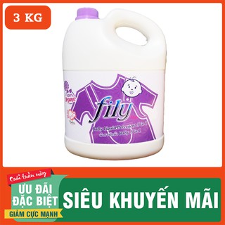 [HN - FREESHIP] Nước Giặt Quần Áo Em Bé FILY 3000ml Hương Thơm Dịu Nhẹ (tím)
