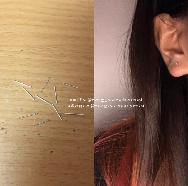 ROSY - KHUYÊN THANH GIỮ LỖ TAI BẠC 925