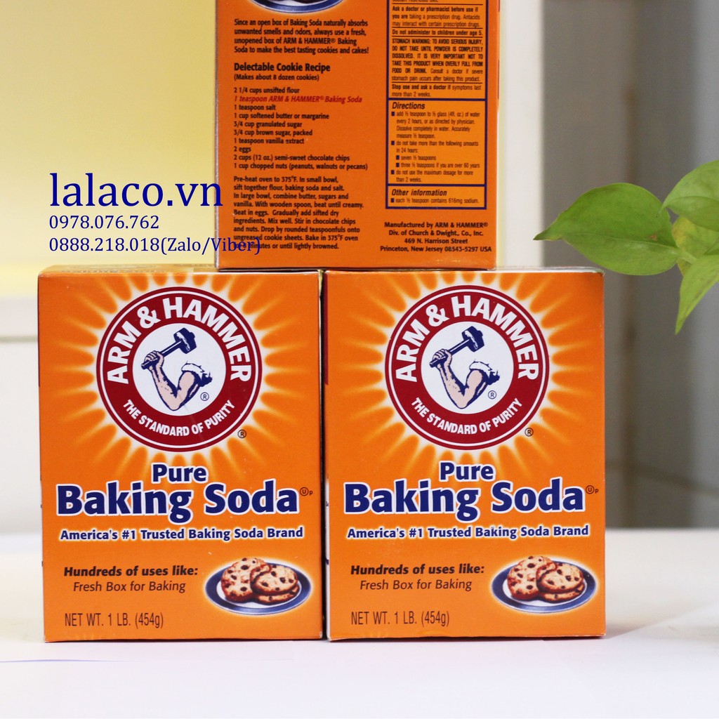 Bột Baking Soda đa công dụng 454g - Nhập khẩu từ Mỹ