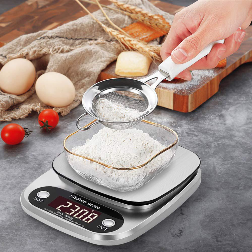 Cân nhà bếp điện tử Digital Kitchen Scale cân được 5kg chính xác tới 0.1gram EB5