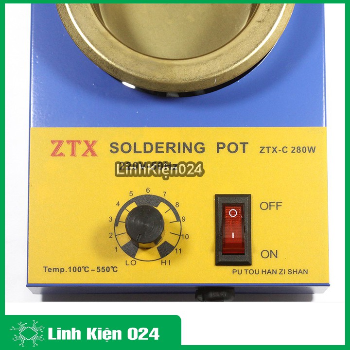 Bể Nhúng Thiếc Soldering ZTX-31C 280W 80mm ( BH 1 Tháng )