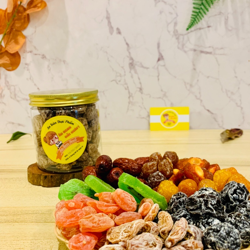 Ô Mai Mơ Chua - Mặn - Ngọt  Hũ 355G  Xí Muội 3 Vị Cao Cấp - Quà Tặng Ăn Vặt Đặc Biệt , Giảm Nghén