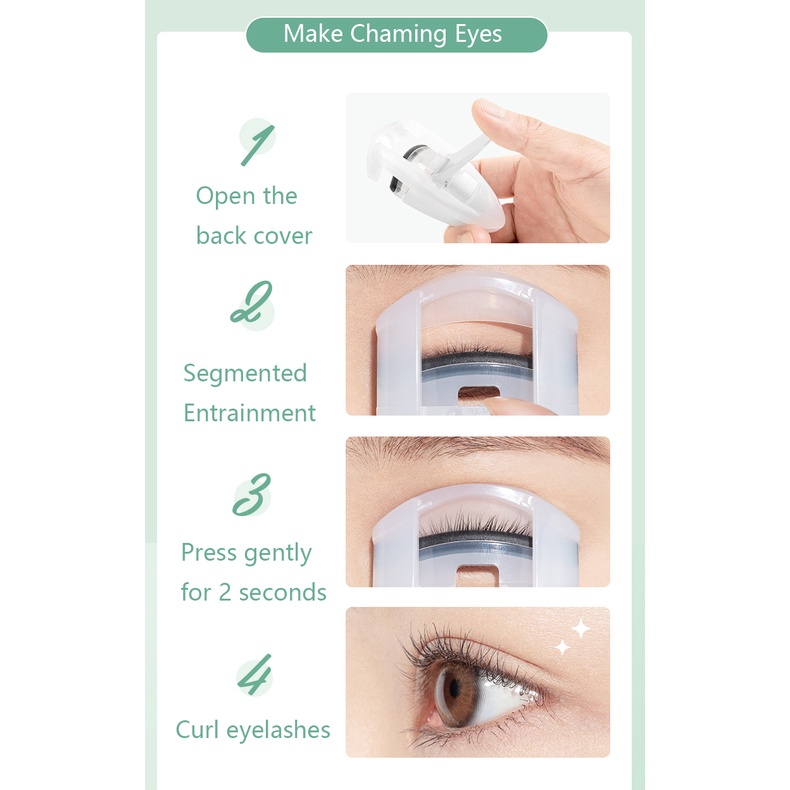 Dụng cụ uốn mi UKISS thiết kế cầm tay tiện lợi dễ dàng
