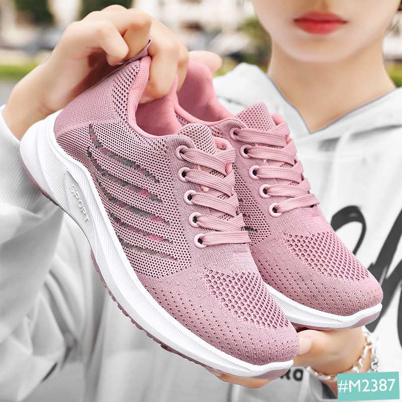 Giày Thể Thao Sneaker Nữ MINSU M2387 Thiết Kế Thời Trang Năng Động Trẻ Trung Kiểu Dáng Bata Basic Style Hàn Quốc