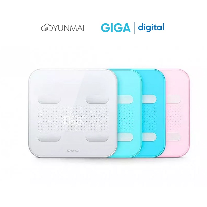 Cân điện tử thông minh Xiaomi Yunmai S (M1805) các màu - Bluetooth - Chính hãng BH 12 tháng