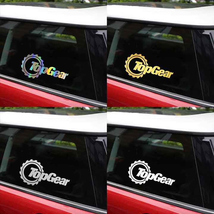 Sticker Nhãn Dán Trang Trí Xe Ô Tô Top Gear Thể Thao Cá Tính