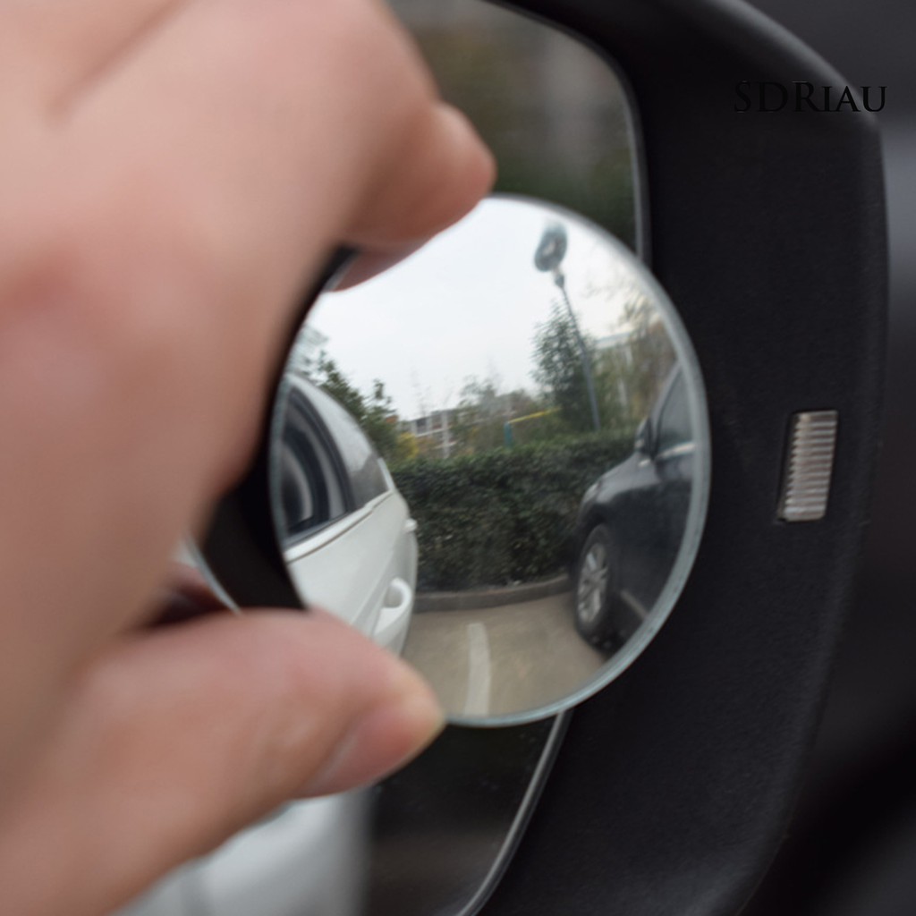 Set 2 gương cầu lồi gắn kính chiếu hậu xe hơi tiện dụng
