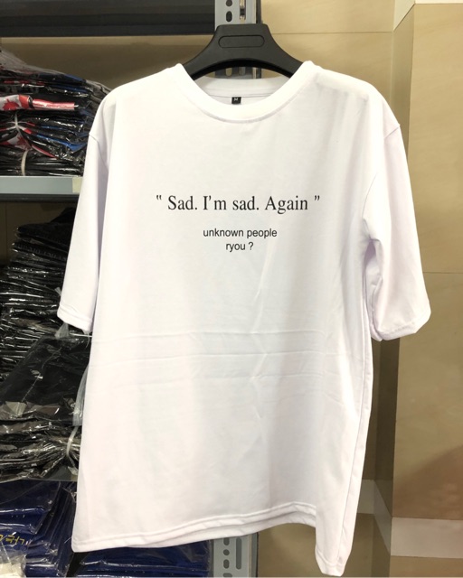 Áo phông nữ SAD AGAIN HARI0919