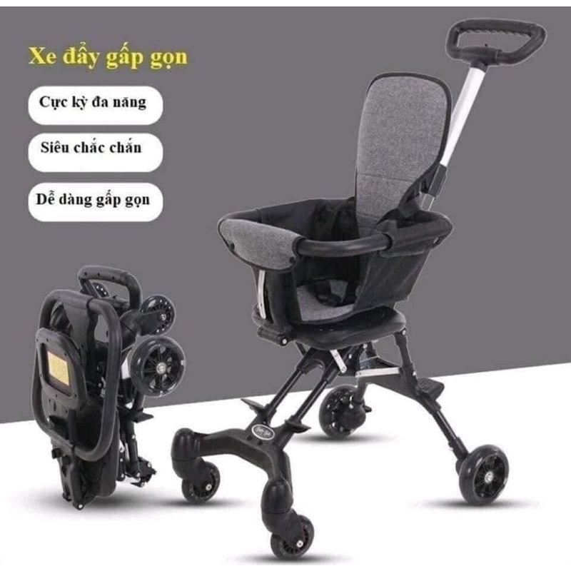 Xe đẩy gấp gọn seka cực chắc chắn cho bé