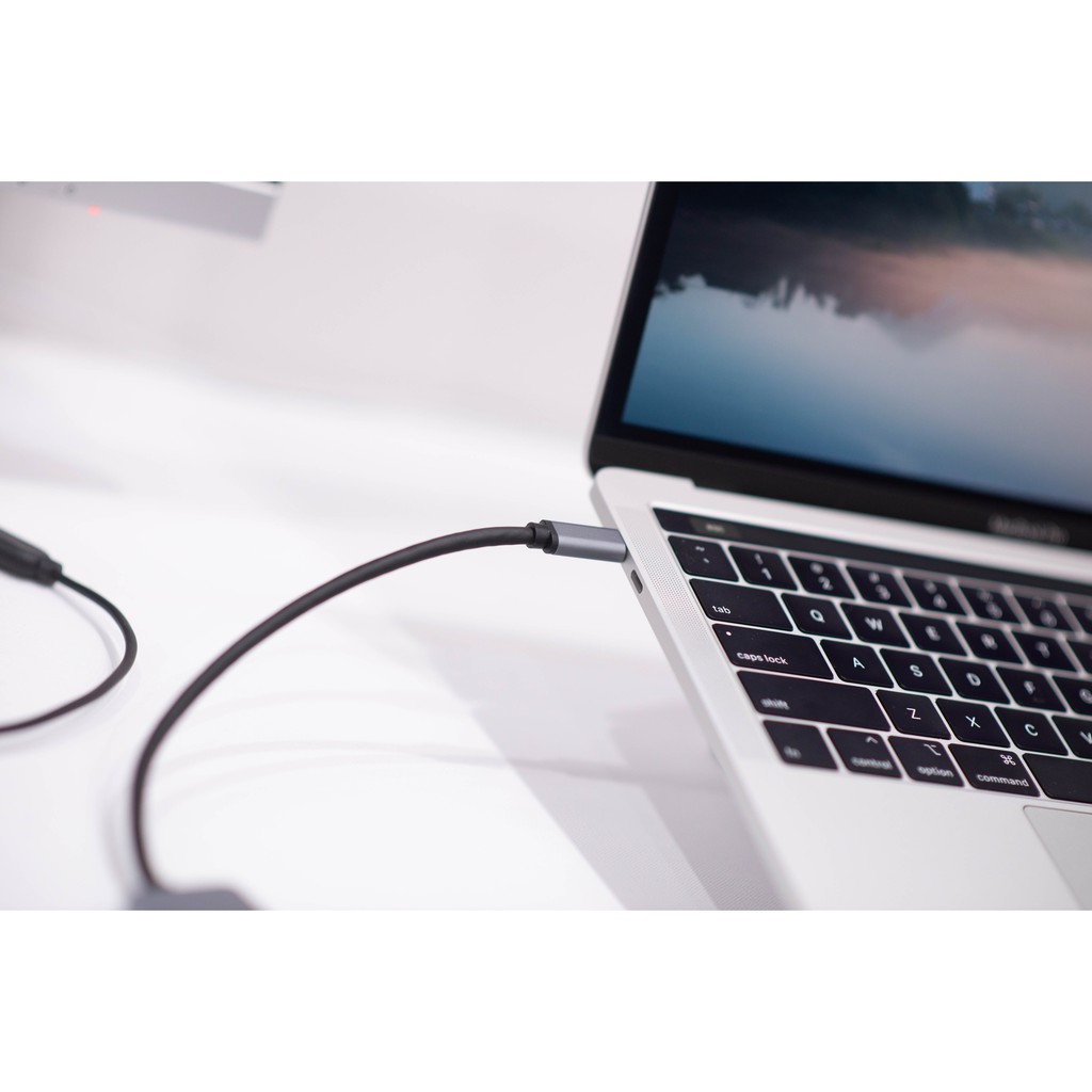 Bộ chia (HUB) USB-C 8 trong 1 vỏ nhôm nguyên khối cho Macbook - Bảo hành 12 tháng 1 đổi 1 trong 30 ngày