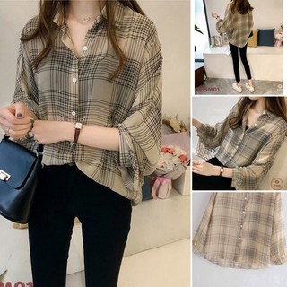 Áo sơ mi nữ trẻ trung vải voan cao cấp