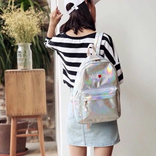Balo hologram Milk Bear size lớn