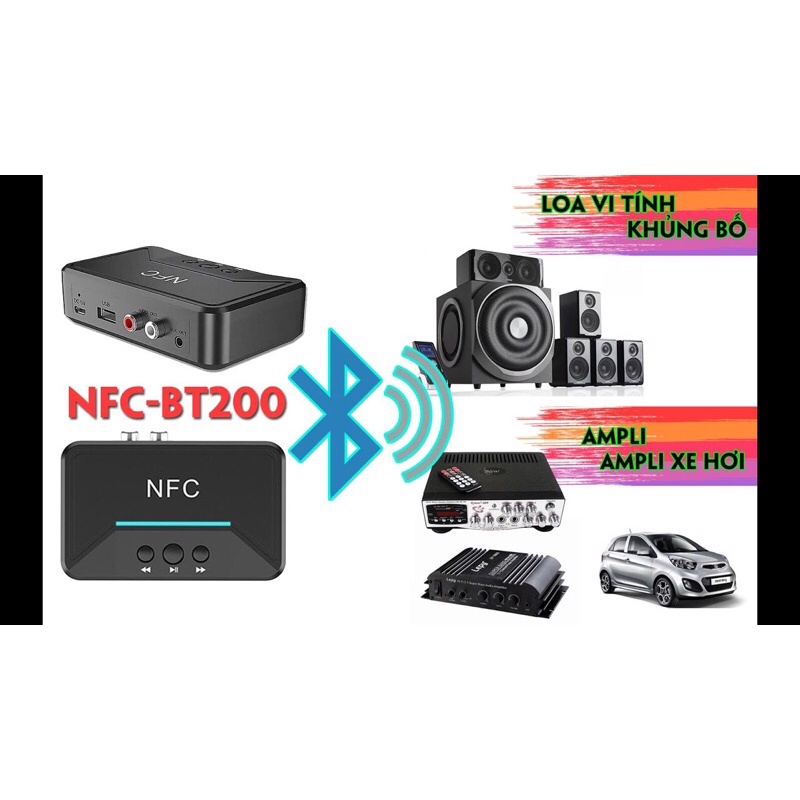 Máy Phát Bluetooth,Kết Nối Loa,Amply Cho Âm Thanh Chuẩn 5.0