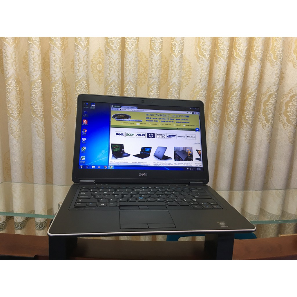 Laptop Dell 7440 Intel core I5-4300U/Ram 4Gb/SSD 120Gb siêu mỏng siêu sang | BigBuy360 - bigbuy360.vn