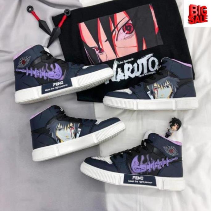 12.12 Giày thể thao bóng rổ jordan Air Force 1 họa tiết ninja naruto Size 35-44 !! .. *