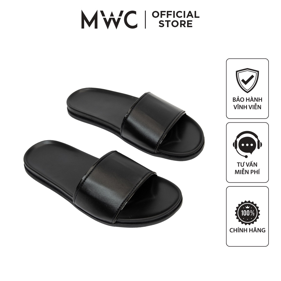Dép MWC 7634 - Dép Nam Quai Ngang Cách Điệu Đế Bệt Cao Cấp, Dép Nam Kiểu Dáng Đẹp, Đi Êm Chân, Mẫu Mới, Giá Tốt