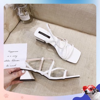 SANDAL DÂY ĐAN CHÉO ĐẾ THẤP