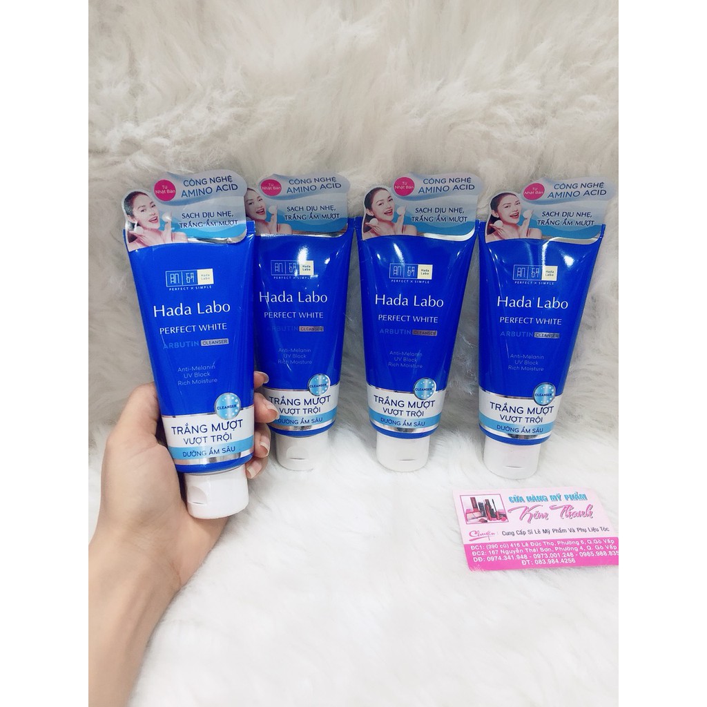 hada labo perfect white cleanser