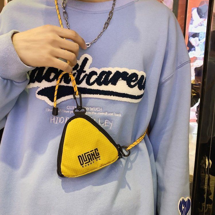 Túi Đeo Chéo Mini Đựng Tai Nghe Phong Cách Hip Hop Thời Trang Cho Nam