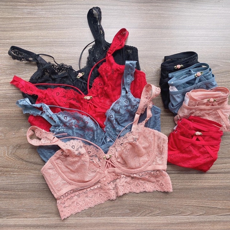 Combo áo lót trơn và ren nữ nhiều mẫu