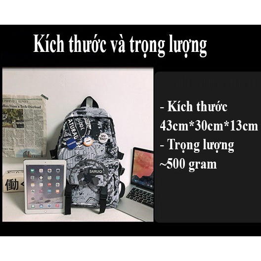 [Giảm giá cực sốc lên tới 40%] Balo Nam nữ phong cách cool ngầu, balo học sinh, du lịch trẻ trung , năng động thời trang