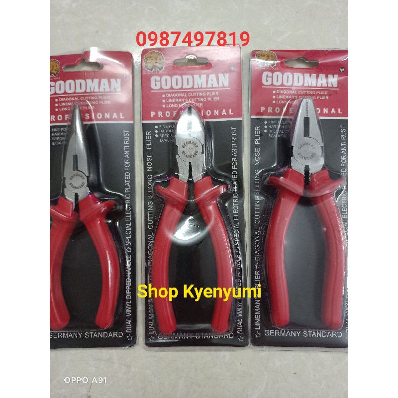 Combo 3 Kèm GoodMan Điện Cắt Nhọn 6 in