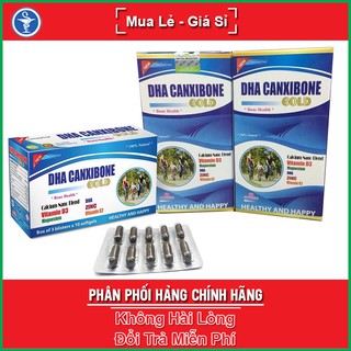 DHA Canxibone gold bổ sung canxi, vitamin và các chất thiết yếu, giảm thiểu nguy cơ thiếu hụt canxi, loãng xương