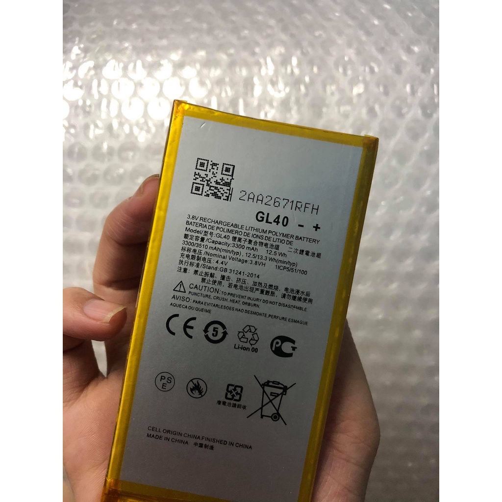 Pin Mã GL40 Motorola Z Play XT1635 Dung Lượng 3510mah Pin Zin Giữ Pin Lâu Giá Rẻ