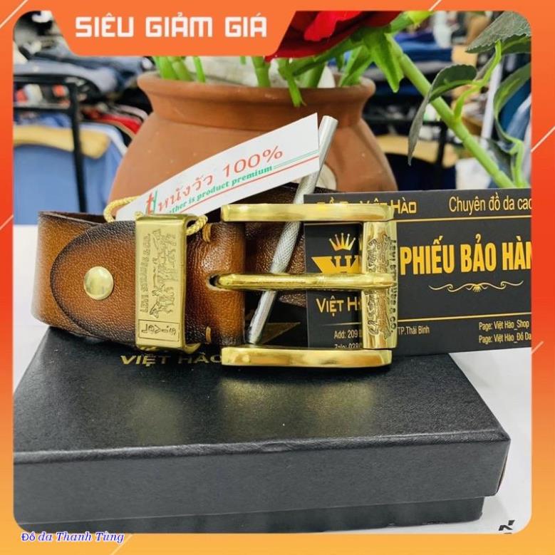 Thắt Lưng Da Bò Nguyên Miếng Chuẩn 100%