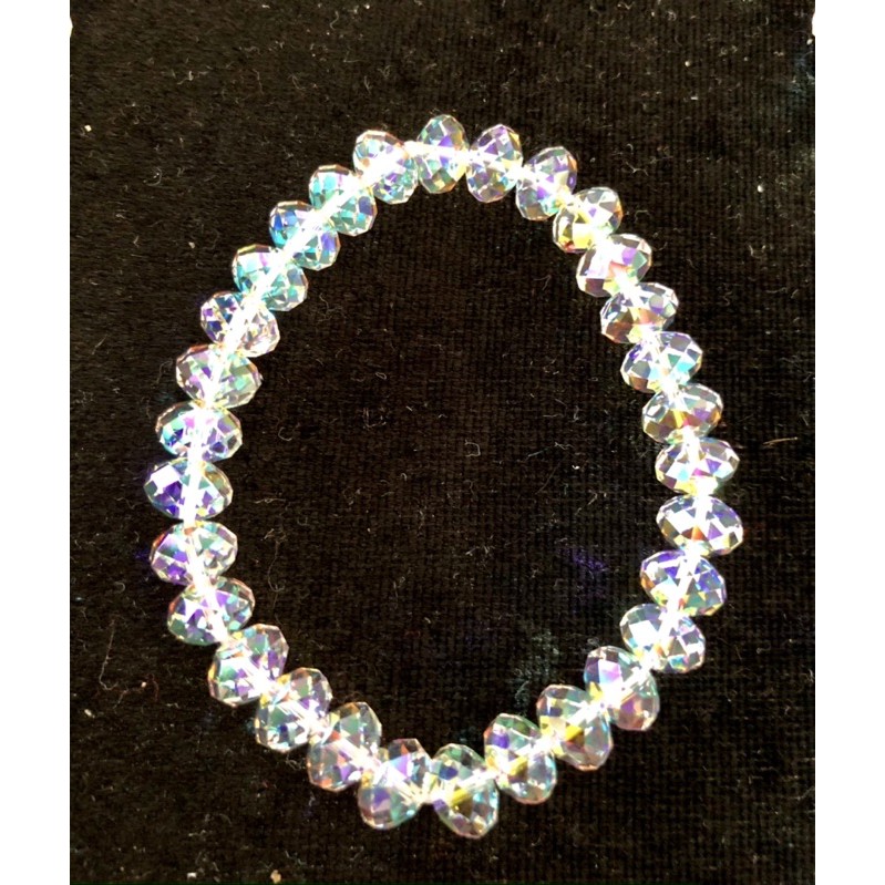 Vòng Tay Pha Lê Áo Hạt Bánh Cam 8ly