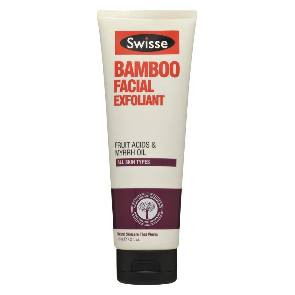 Tẩy tế bào chết tinh chất từ cây tre Swisse Bamboo Facial Exfoliant 125ml