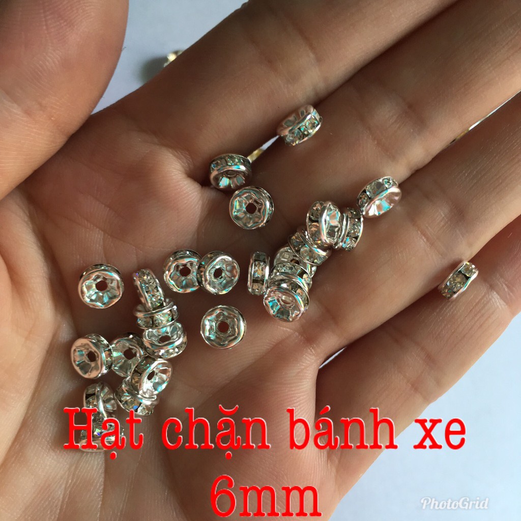 Hạt chặn bánh xe, hoa tuyết hoặc đế hoa chụp hạt