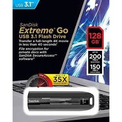 [Mã 159ELSALE hoàn 7% đơn 300K] USB 3.1 Extreme Go CZ800 128 GB 200MB/s