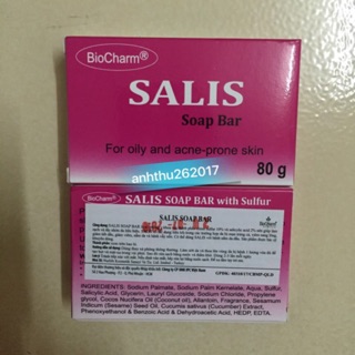 Salis soap bar 80g xà phòng y khoa