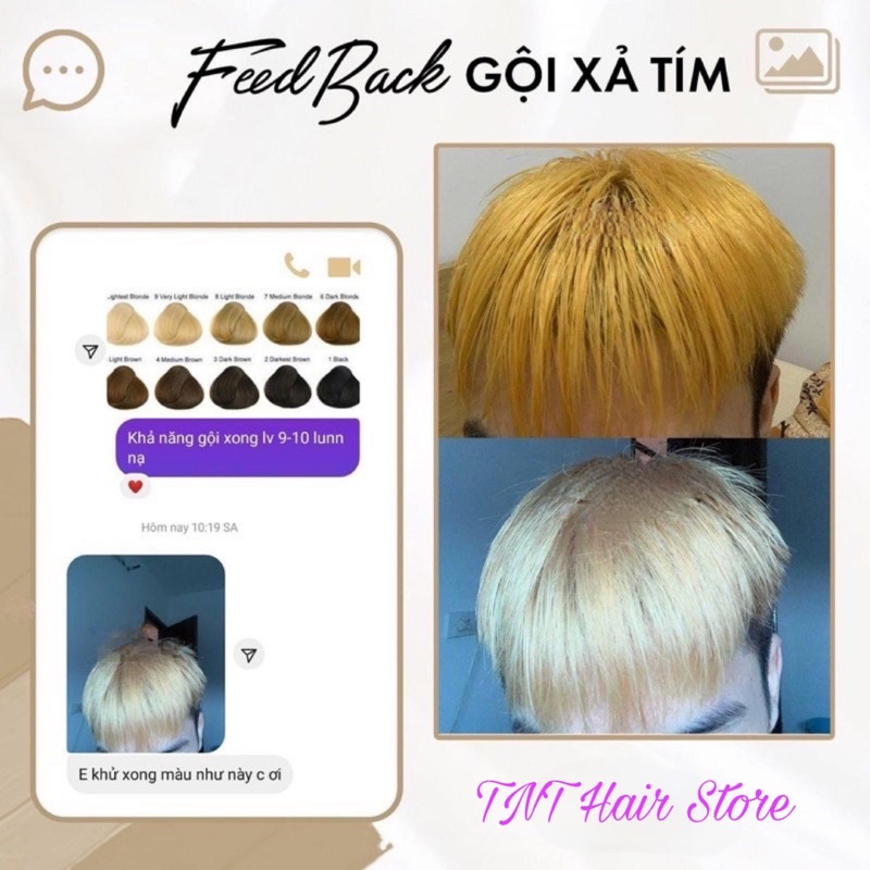 Dầu Gội Tím FLY, Khử Vàng FLY Shampoo NoYellow Chính Hãng, Giữ Màu Cho Tóc Nhuộm Sáng- Phù Hợp Cho Tóc Tẩy|TNT HairStore