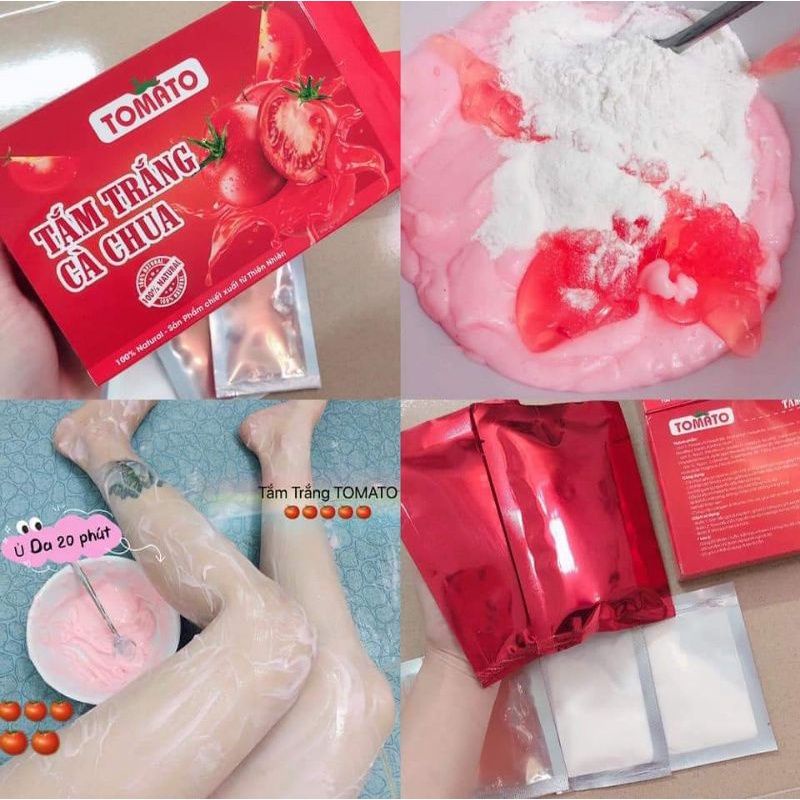 Ủ Trắng, Tắm Trắng Cà Chua TOMATO Dưỡng Trắng Toàn Thân | BigBuy360 - bigbuy360.vn