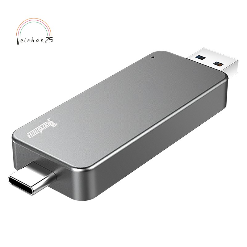 Ổ Cứng Di Động M.2 Ngff Ssd 128gb Sang Usb3.1 Gen1 Type C