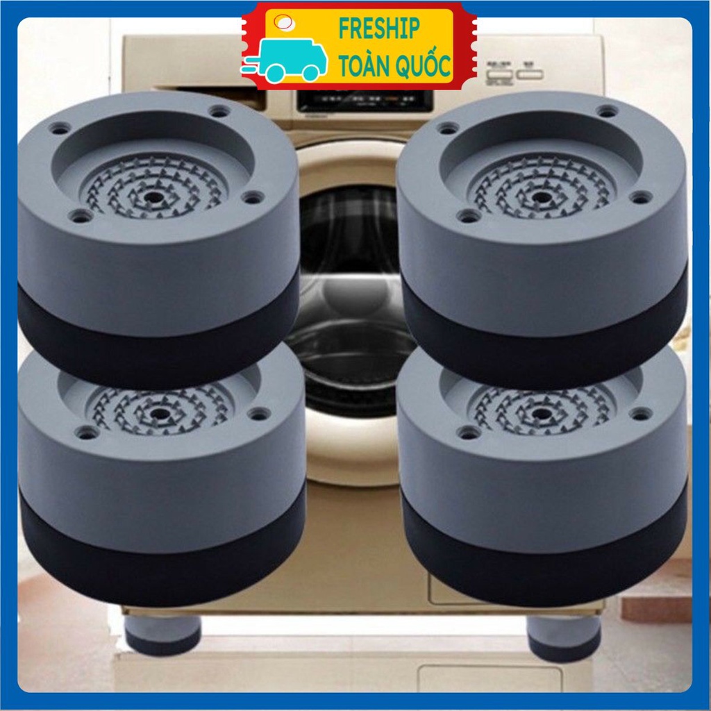 PVN21070 Set 4 miếng đệm cao su gắn chân máy giặt chống rung chống ồn tiện dụng T2 .