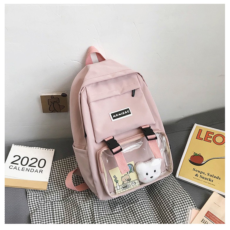 {Tặng quà bất kỳ}Balo đi học nam,nữ thời trang hàn quốc unibag chống thấm cao cấp hot trend nhất hiện nay