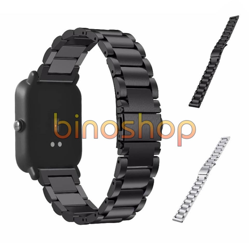 Dây đeo kim loại thép không gỉ dành cho Amazfit Bip