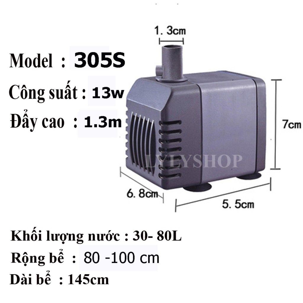 Bơm ATMAN 301s-302s-303s-304s-305s-306s siêu bền cho bể cá, hồ cá