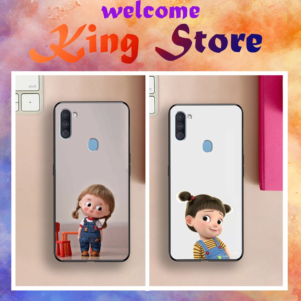 Ốp lưng Samsung M02/ M10/ M11 in hình Baby girl 3D siêu đẹp, độc, lạ_KINGSTORE.HN_Ốp SS M02/ M10/ M11