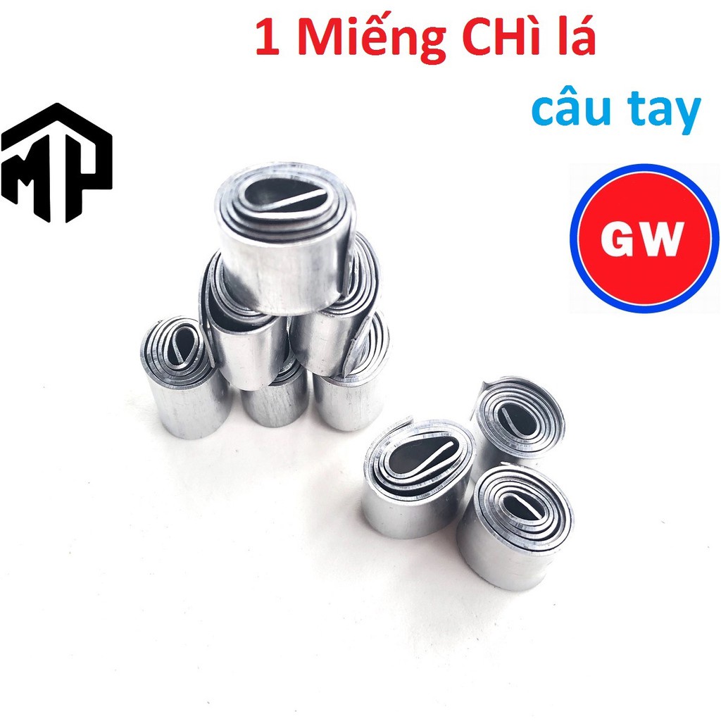 Miếng chì lá GW câu cá - dành cho em câu tay , câu đơn , câu đài - Cần Câu Chí Thiện hàng chất lượng 212