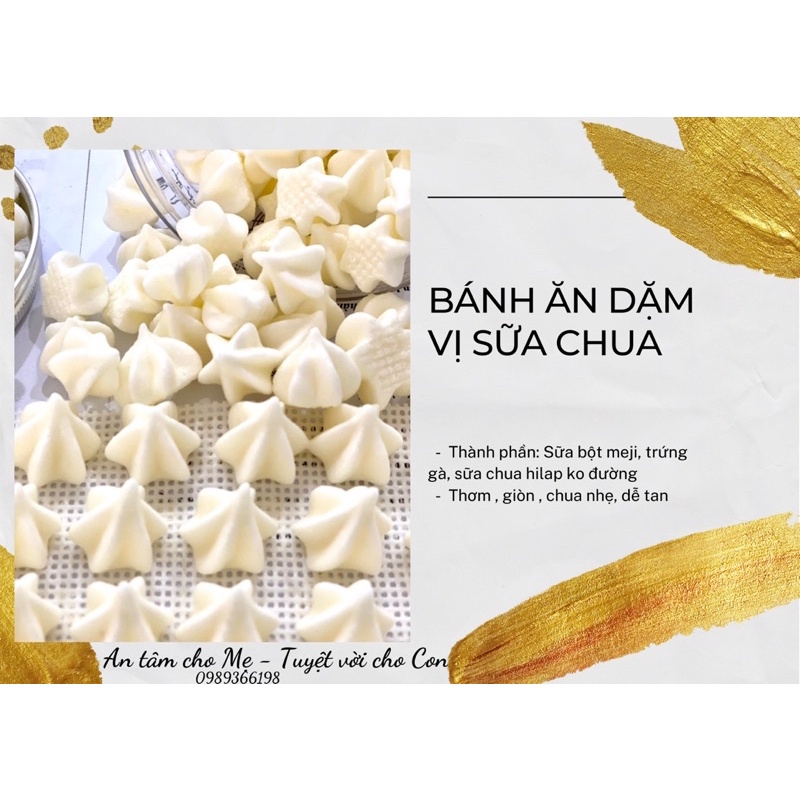 Bánh ăn dặm handmade cho bé từ 6 tháng trở lên(có gói mini dùng thử)